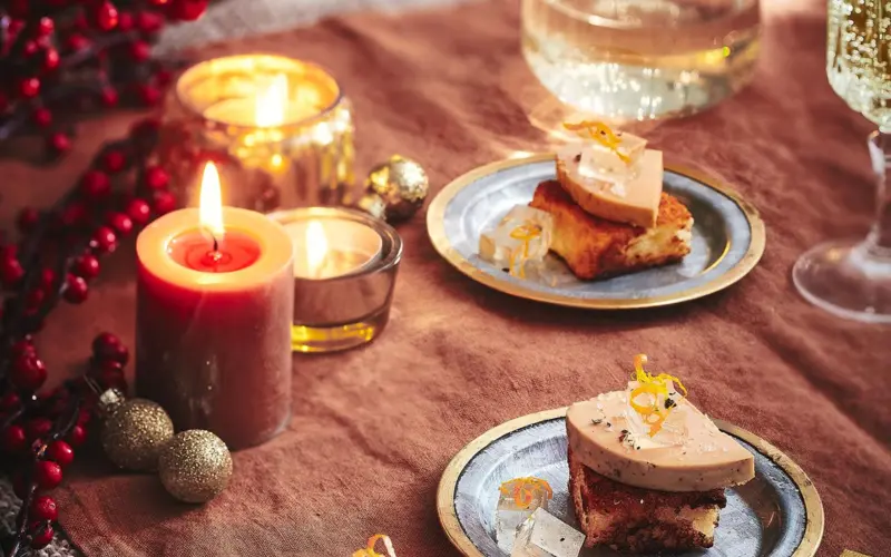 BOUCHÉES FOIE GRAS FESTIVE