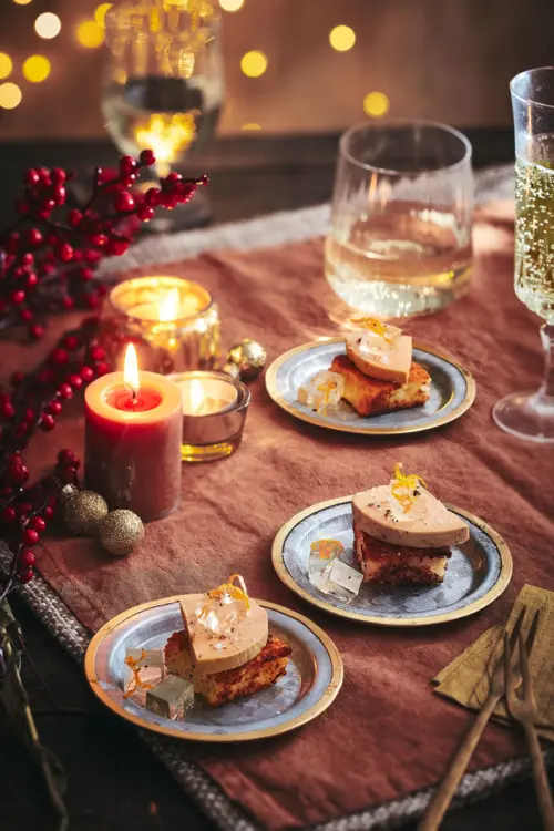 BOUCHÉES FOIE GRAS FESTIVE