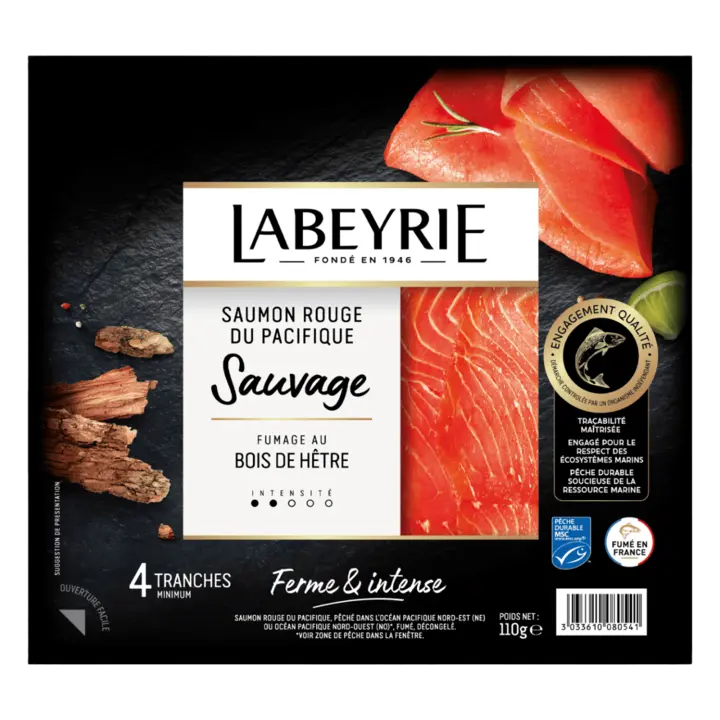 Saumon fumé Sauvage du Pacifique