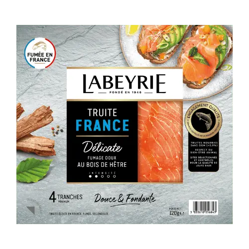 Truite Fumée de France Délicate